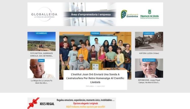 El “més clicat” ahir 6 d'abril a totlleida.cat NOTÍCIES. Diari digital de proximitat. Informació de confiança