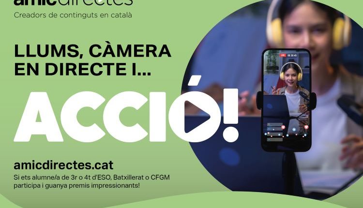 En marxa la 2a edició d'AMIC-Directes, el concurs de creadors de continguts en català a Twitch