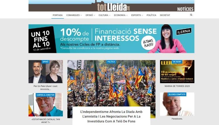 El “més clicat” ahir 9 de setembre a totlleida.cat NOTÍCIES.