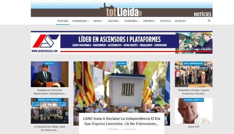 El “més clicat” ahir 1 d'octubre a totlleida.cat NOTÍCIES