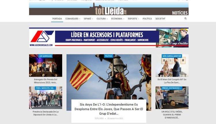 El “més clicat” ahir 30 de setembre a totlleida.cat NOTÍCIES