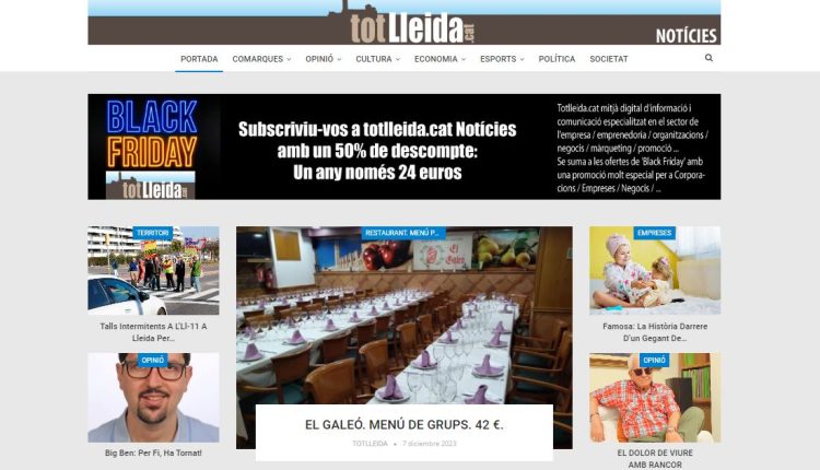 El “més clicat” ahir 7 de desembre a totlleida.cat NOTÍCIES